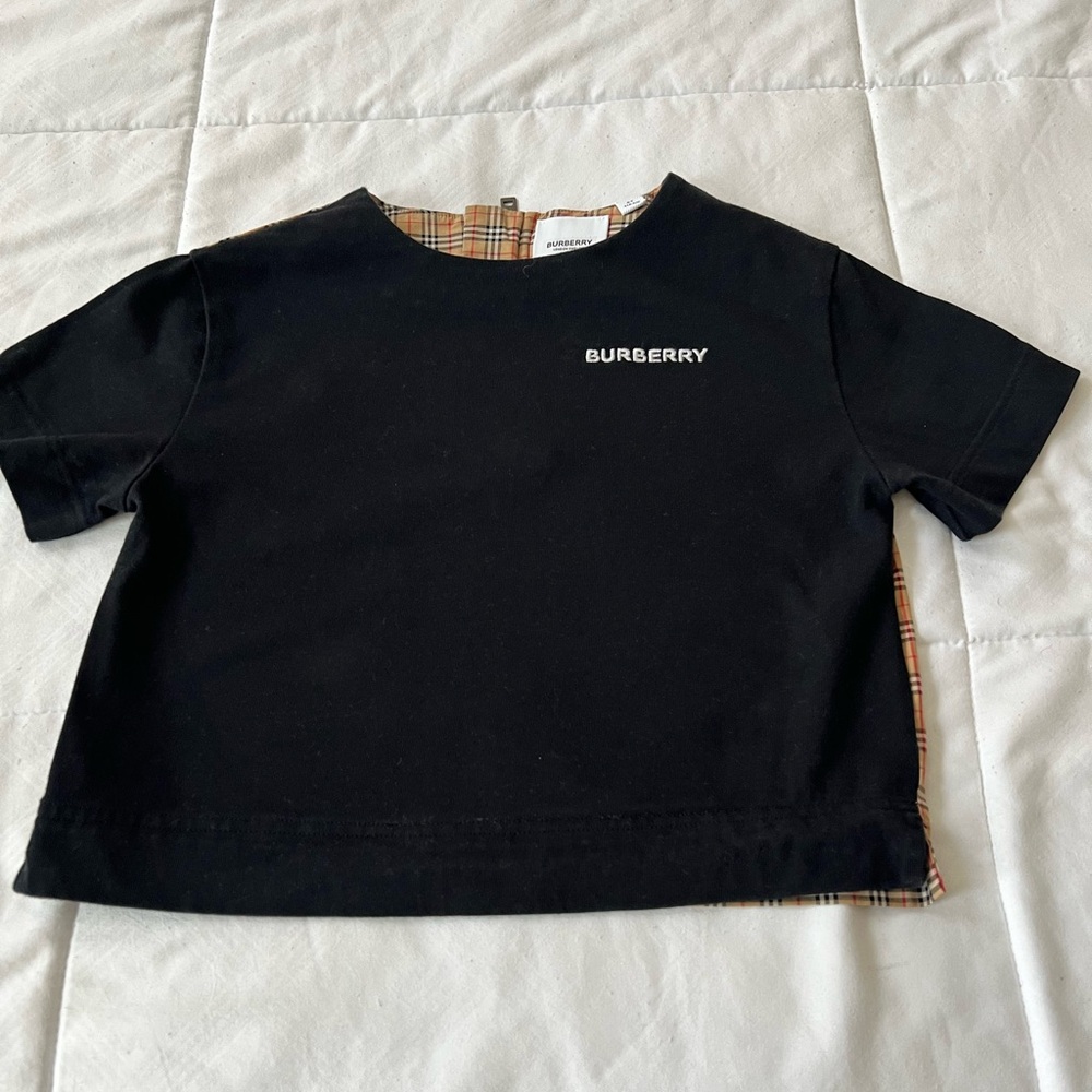 Burberry kids crop top